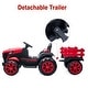 preview thumbnail 17 of 24, Kids Ride On Tractor with Trailer, 12V Battery Powered Electric