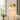 Set of 2 Modern 1-Light Brass Wall Sconces with Textured Glass Shades for Bathroom Vanity - W 5.9" × H 10.6"