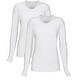 T Flex Womens Long Sleeve T-Shirt 2 Pack, Underscrub Tee Layering Shirt