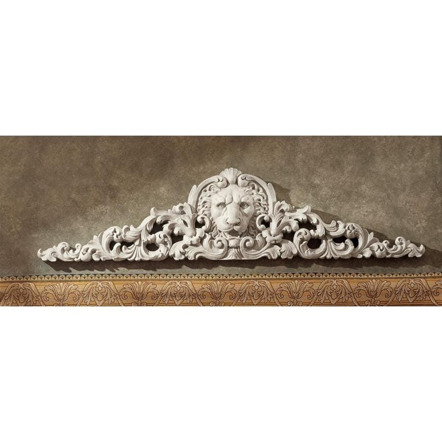 Design Toscano Remoulage Lion Sculptural Wall Pediment