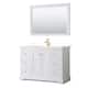 Option White / White Quartz Top / Brushed Gold Hardware