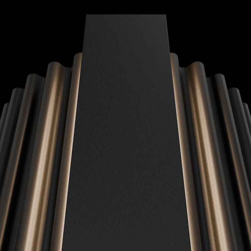 Krimp 36in LED Outdoor Wall Light 3000K in Black