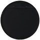 preview thumbnail 3 of 4, Uttermost Cashel Satin Black Round Iron Mirror