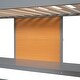 preview thumbnail 8 of 7, Gray Pine Wood Loft Bed with Desk and Cabinet, Writing Board, Full-Length Guardrail