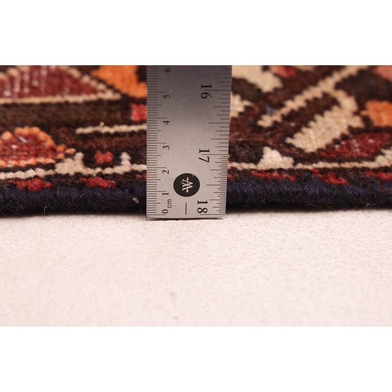 ECARPETGALLERY Hand-knotted Kayseri Vintage Dark Red Wool Rug - 6'6 x 9'10