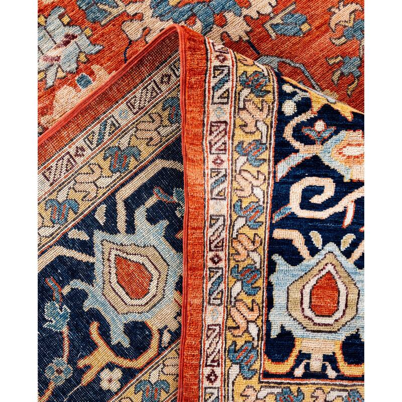 Serapi One-of-a-Kind Hand-Knotted Area Rug - Red - 8' 11" x 11' 9"