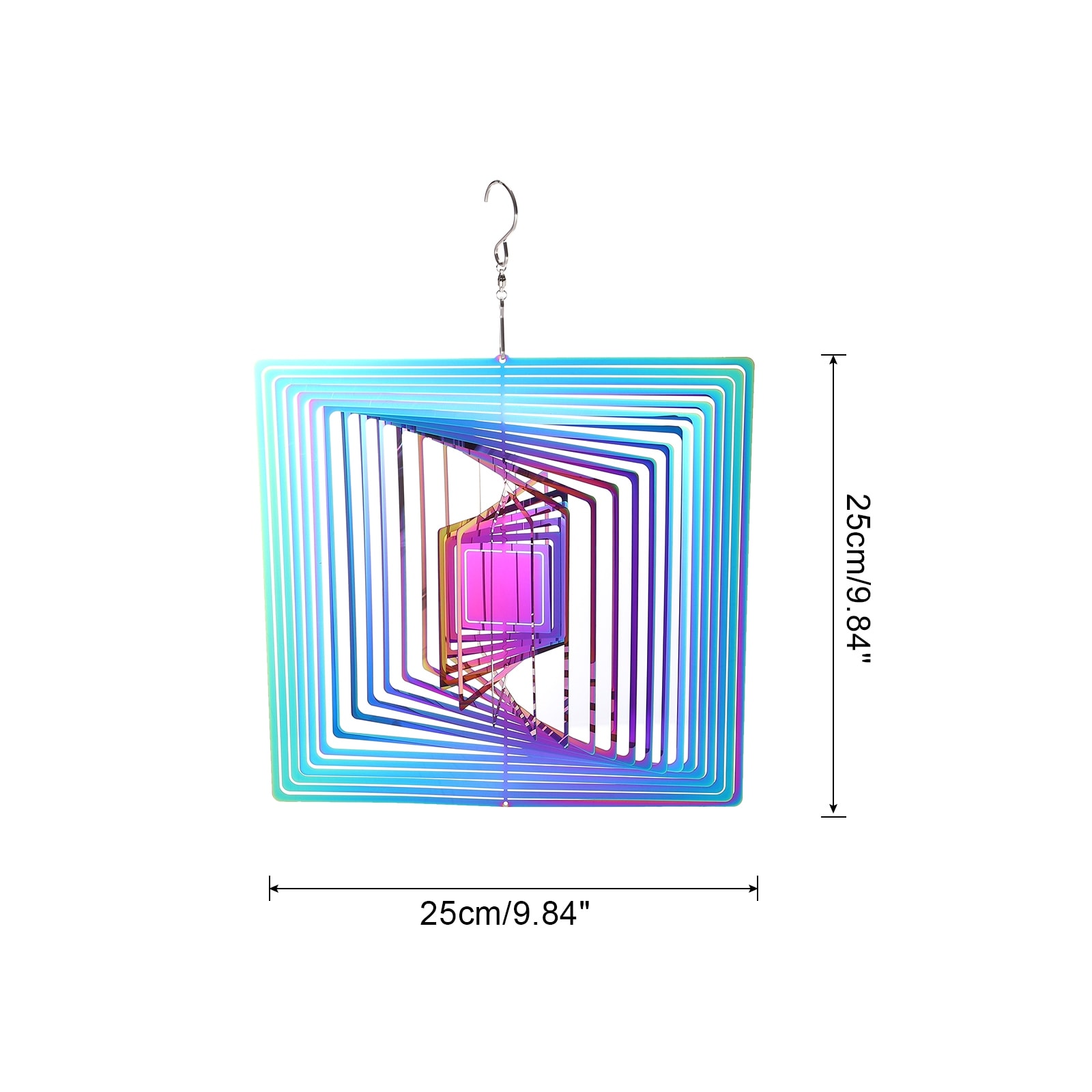 Wind Spinner Stainless Steel Reflectors Wind Chimes for Outdoor Devices Metal Decorations Away Yard Garden