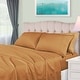 preview thumbnail 74 of 91, Superior Egyptian Cotton 650 Thread Count Deep Pocket Solid Sheet Set California King - Maple Sugar