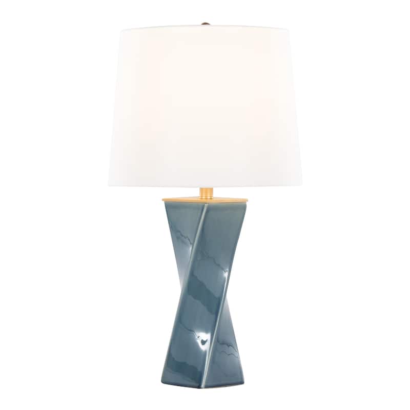 Porch & Den Sauda Square 27" Ceramic Table Lamp