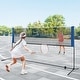 preview thumbnail 7 of 7, Gymax 10FT Adjustable Badminton Net Set W/2 Shuttlecocks Portable