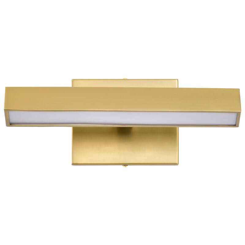 Mila 1 Foot LED Picture Light 3 CCT Selectable Vintage Brass Finish Acrylic Lens - Vintage Brass