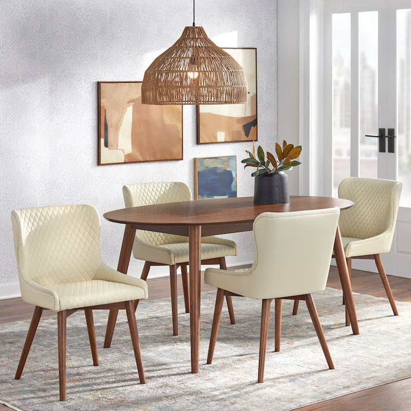 Simple Living Seguro 5-piece Dining Set - Cream
