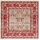 preview thumbnail 30 of 30, Lauren Ralph Lauren Margaux Traditional Oriental Fringe Rug 6'7" Square - Red/Beige - Square