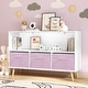 preview thumbnail 14 of 17, Kids bookcase with Collapsible Fabric Drawers
