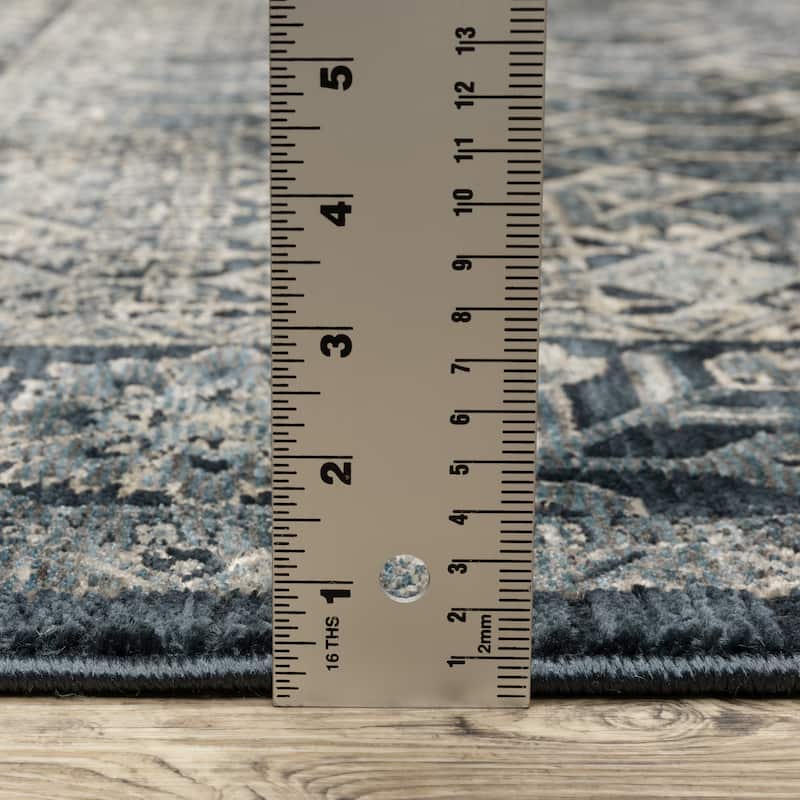 Style Haven Caiden Traditional Mosaic Center Area Rug