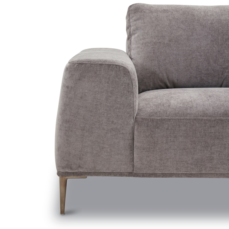 Poly & Bark Rue 113" Fabric Sectional Sofa