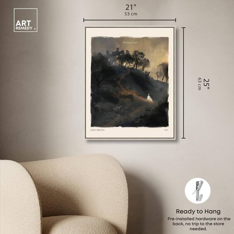 Wuthering Heights Canvas by Art Remedy