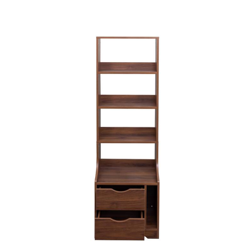 Night Stand with Bookshelf