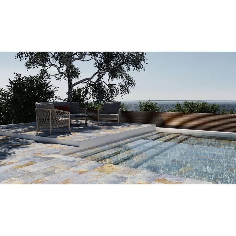 Industry 12x24 Thailand Blue porcelain tile (15.5 sq ft case)