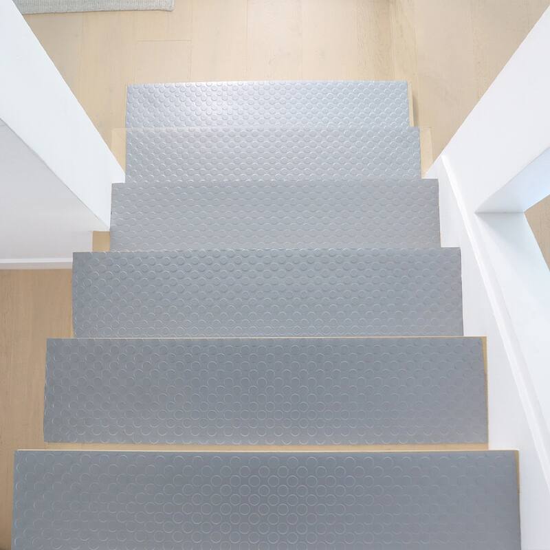 Rubber-Cal "Coin-Grip" Metallic Step Mats (6 pack) - 2.5mm