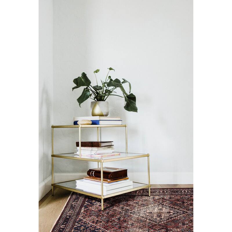 ECARPETGALLERY Hand-knotted Antalya Vintage Red Wool Rug - 4'4 x 6'6