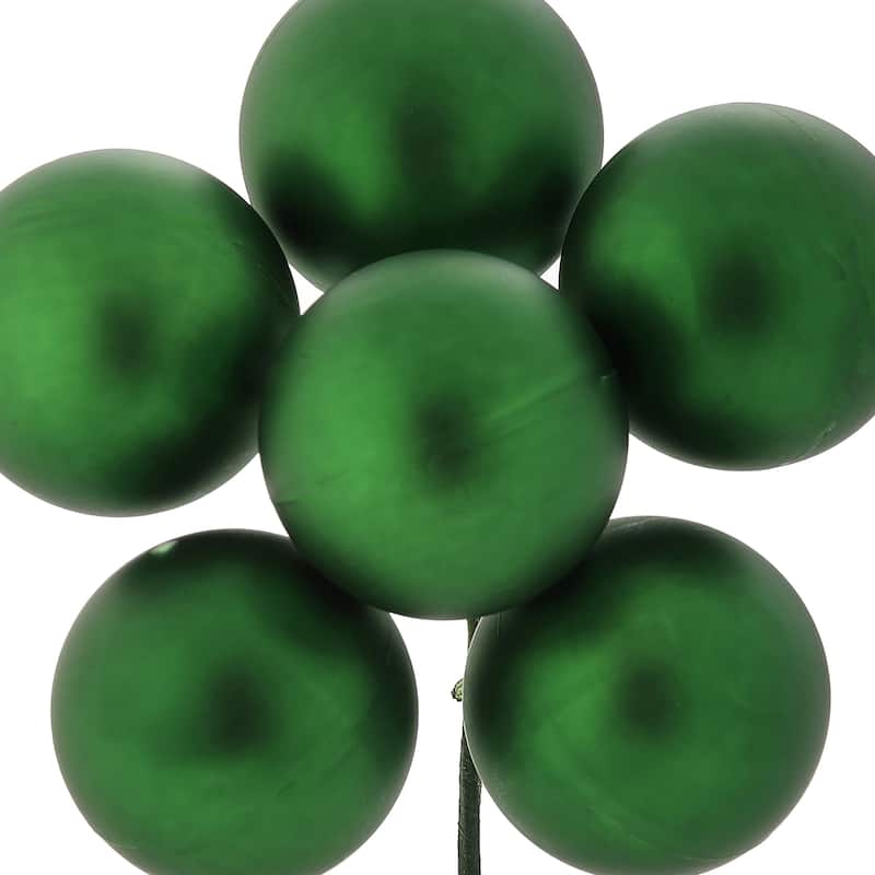 50mm Shatterproof Plastic 6 Bunch Matt Stemball Set of 6