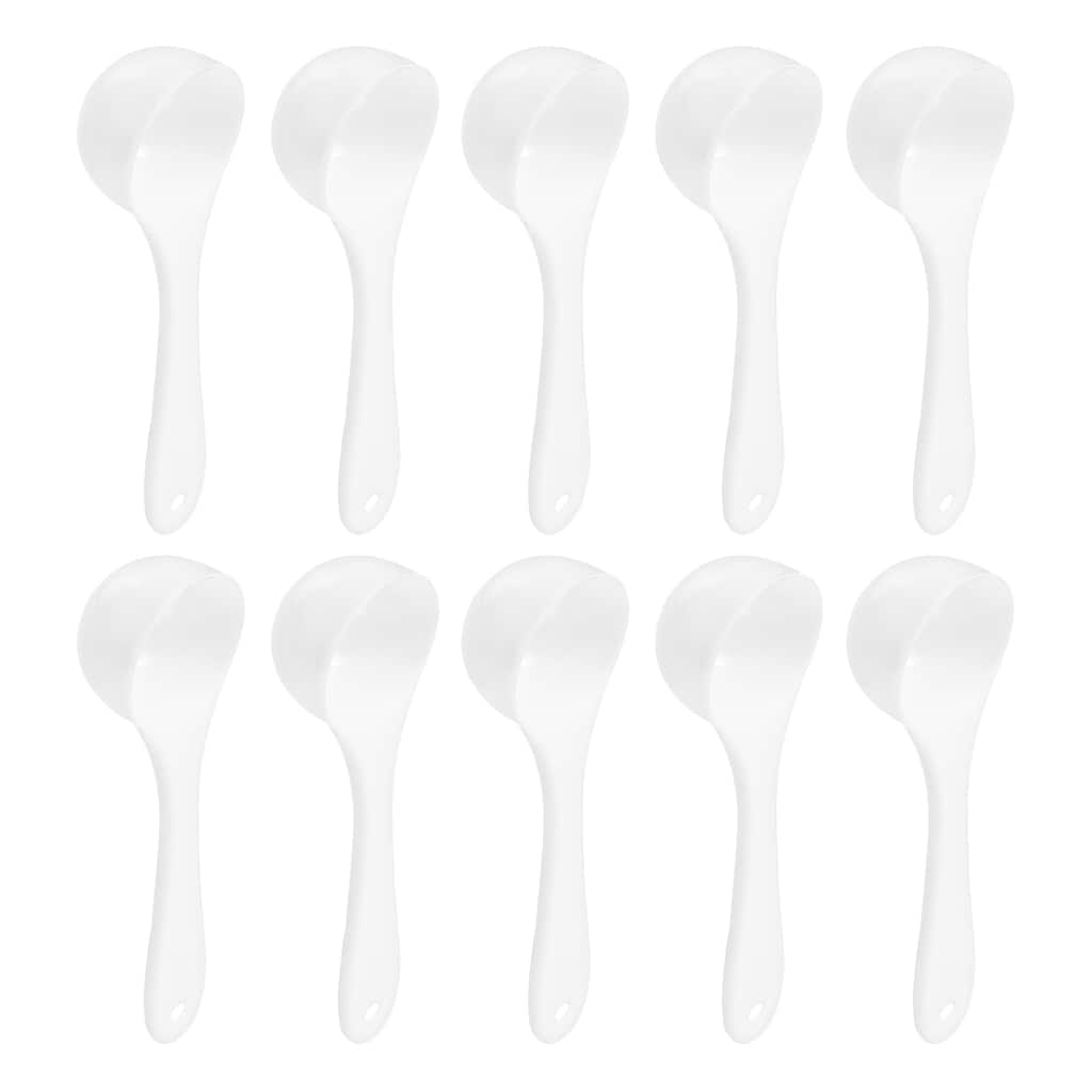 Plastic Measuring Spoons Powder Scoops Spoon Kitchen Spoons,2g White