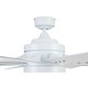 preview thumbnail 12 of 10, 62" Honeywell Xerxes Indoor Modern Ceiling Fan with Remote, Bright White