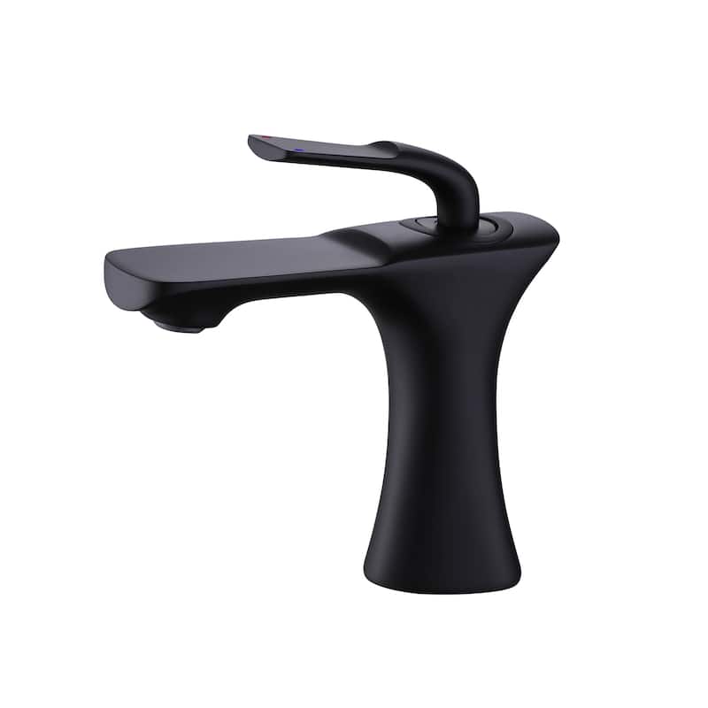 Single Handle Bahtroom Sink Faucet One Hole Bathroom Faucet Modern Basin Vanity Taps With Valve