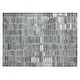 preview thumbnail 2 of 5, Machine Washable Indoor/ Outdoor Modern Caps Chantille Rug