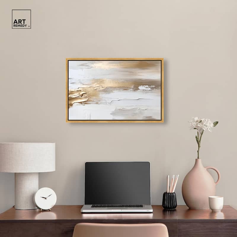 Soothing Waves Canvas by Art Remedy