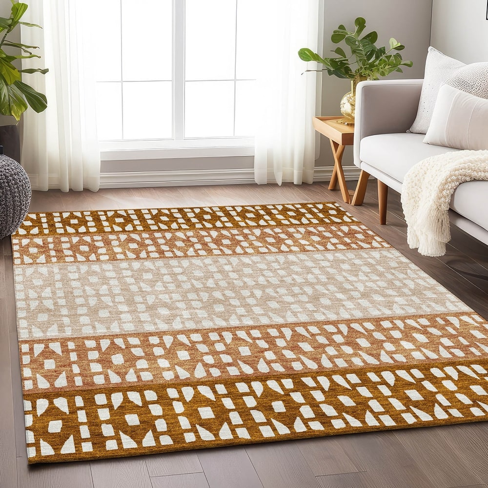 Premium Washable Super Soft Ombre Imprints Mayfield Rug