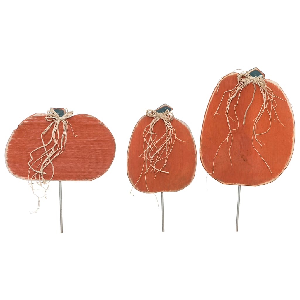 Autumn Farmhouse Pumpkin Lawn Sticks