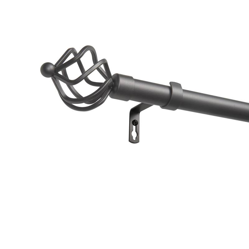 Porch & Den Freret 1-inch Curtain Rod and Finial Set