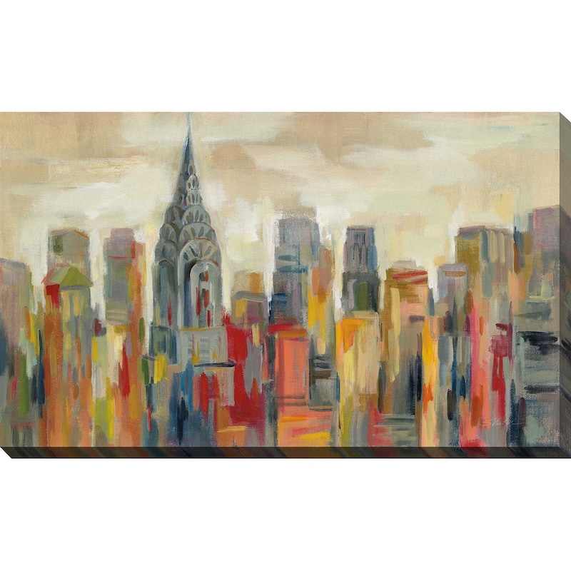 "Manhattan The Chrysler Building" Print on Canvas