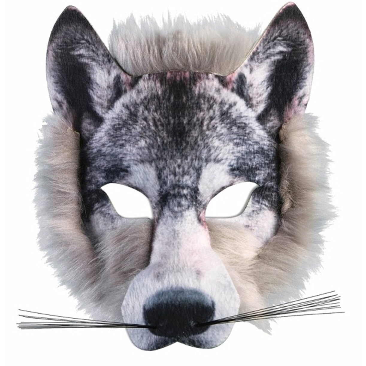 Shop 3d Print Costume Half Mask Wolf Multi Overstock 15366023