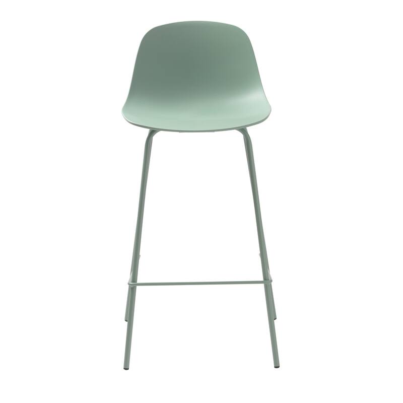 Rye Studio PVC Chairs with Matching Steel Legs, Set of 2