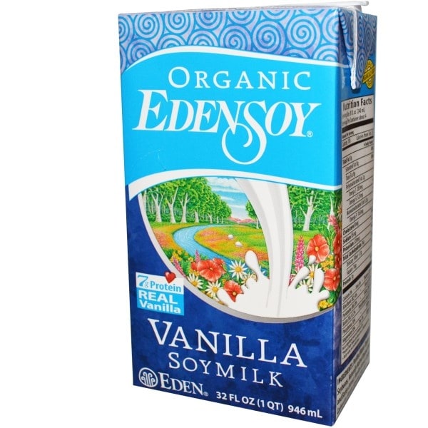 EdenSoy Organic Vanilla Soymilk 32 oz (Pack of 12)