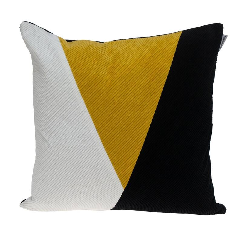 Multicolor Charcoal Highlight Soft Touch Throw Pillow