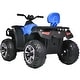 preview thumbnail 45 of 93, Powerful 24V Electric ATV for Big Kids, 2-Seater 4WD 4 Wheeler with LED Lights, Shock Absorbers & Bluetooth Music