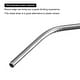 preview thumbnail 3 of 12, Reusable Metal Straws 4Pcs, Stainless Steel Bent Drinking Straw 10.5"