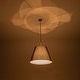 preview thumbnail 74 of 91, Mid Century 4-Light Conical Fabric Shade Lantern Pendant Ambient Light