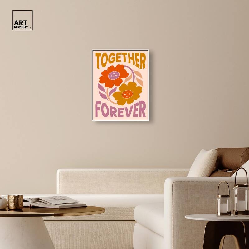 We Together Canvas by Art Remedy