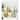 LeadingWare DOF Palm Tree Design Acrylic Drinking Glasses Set of 4 (15oz) - 4.88" W x 4.88" L x 4.5" H