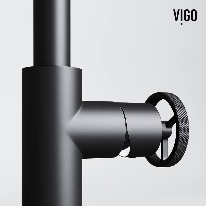 VIGO Cass 9" H Single Handle Single Hole Bathroom Faucet