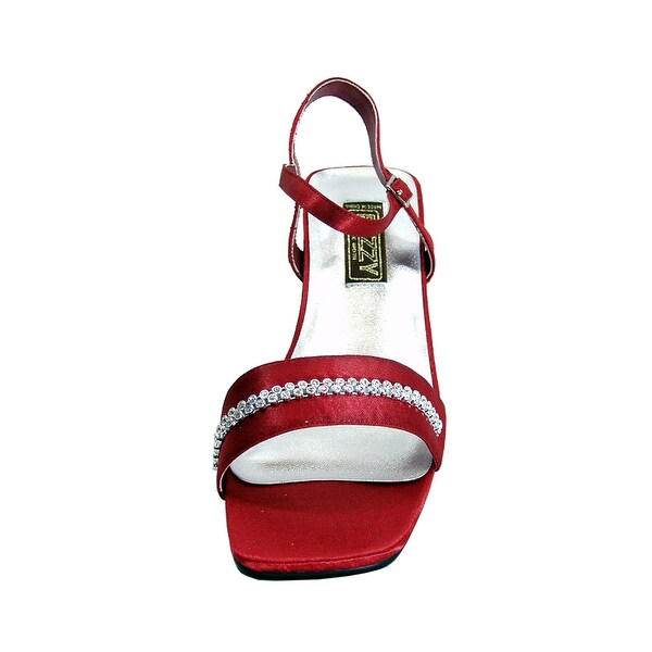 wide width bling sandals