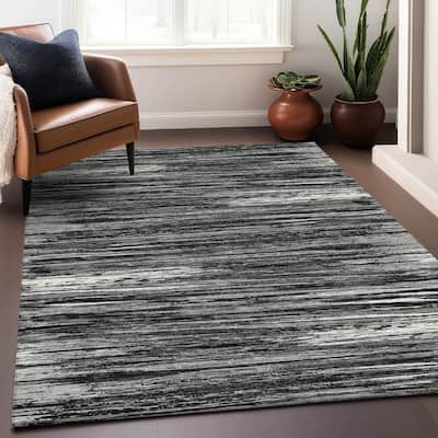Premium Washable Super Soft Ombre Stripes Mayfield Rug