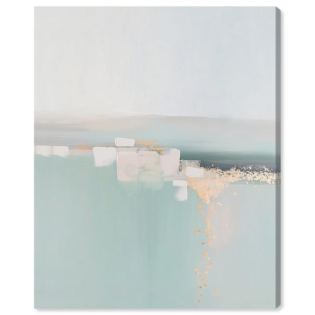 Shimmering Calm Canvas by Art Remedy, Gallery Wrapped