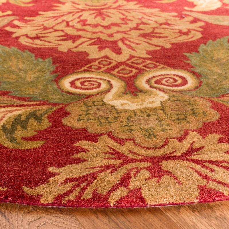 SAFAVIEH Handmade Metro Silvy French Country Floral Wool Rug