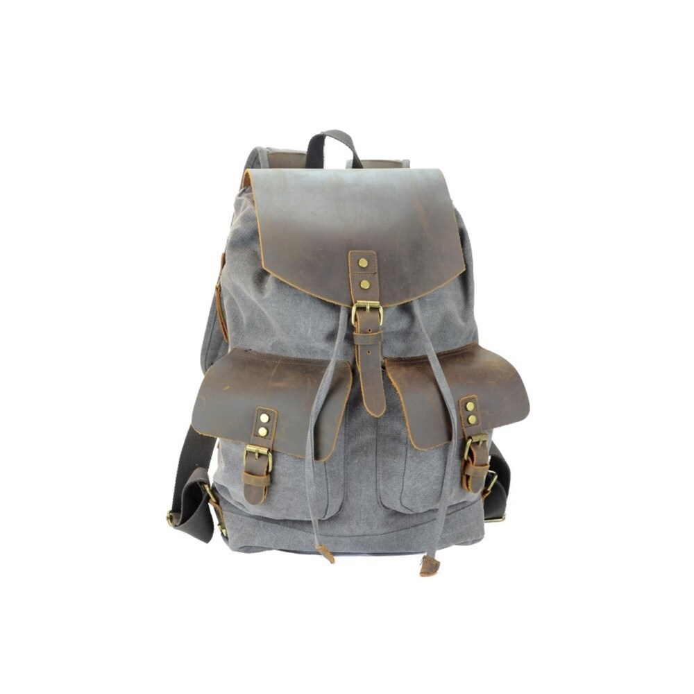 grey backpack mens